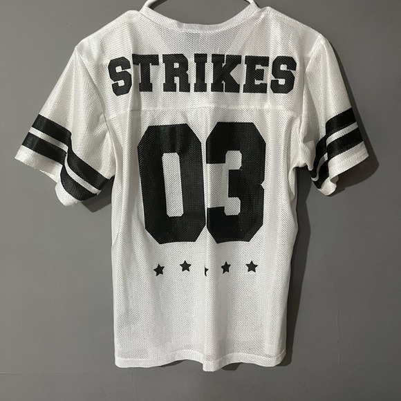 Empyre Women's White Mesh Jersey “strikes 03” - Picture 4 of 6